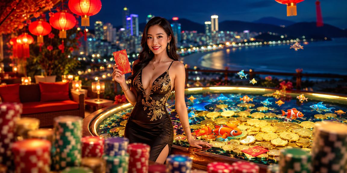 Lồng đèn đỏ và không khí lễ hội tại Nha Trang – biểu tượng ưu đãi và thưởng trong mùa lễ hội
